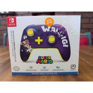 Nintendo Switch PowerA Super Mario Waluigi Enhanced Wireless Controller
